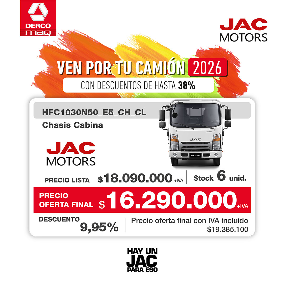 Camión Urban 1030 chasis cabina