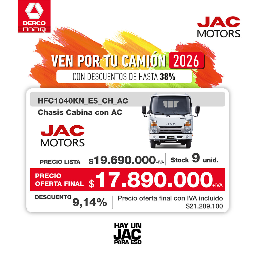 Camión Urban 1040 Chasis Cabina AC