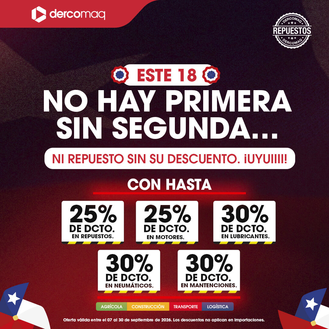 Cupones de descuento en repuestos Dercomaq